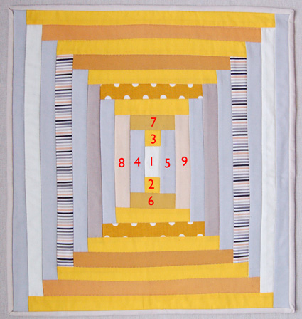 Mini Quilt of the Month, January: Courthouse Steps | Purl Soho