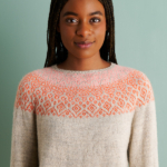 Dappled Light Pullover Dappled Light Pullover knitting pattern in Purl Soho's Linen Quill yarn