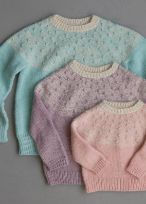 Bobble Yoke Sweater In New Colors | Purl Soho