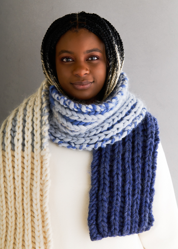 Brioche Gradient Scarf | Purl Soho
