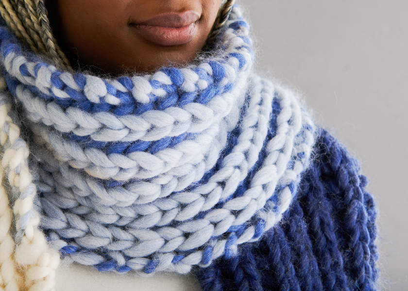 Brioche Gradient Scarf | Purl Soho