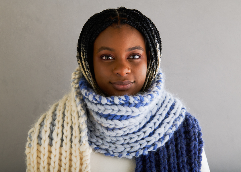 Brioche Gradient Scarf | Purl Soho