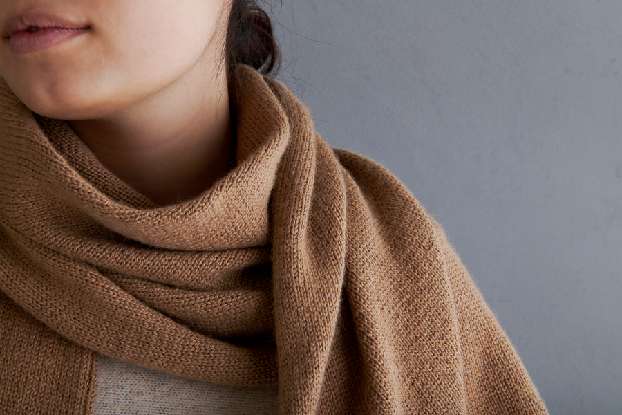 Elementary Wrap In Simply Camel | Purl Soho