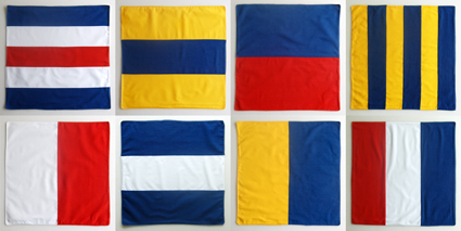 Nautical Flag Napkins | Purl Soho
