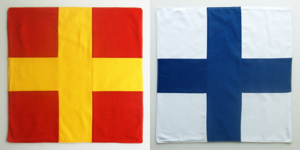 Nautical Flag Napkins | Purl Soho