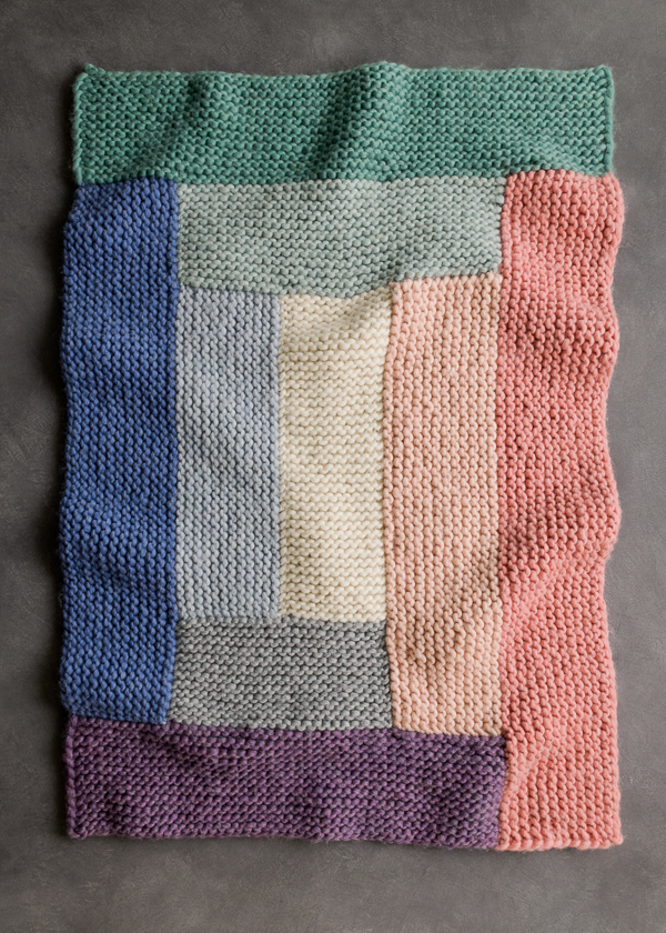 Log Cabin Spectrum Blanket | Purl Soho