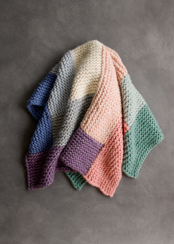 Log Cabin Spectrum Blanket | Purl Soho