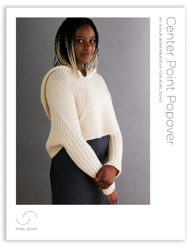 Ainur Berkimbay For Purl Soho: Center Point Popover In Tulip Cotton | Purl Soho