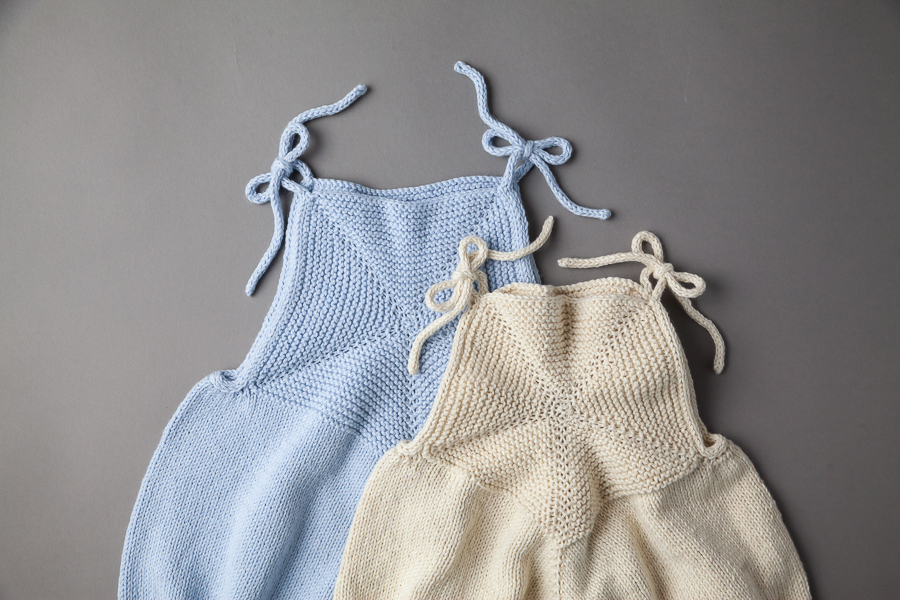 Ainur Berkimbay For Purl Soho: Pinwheel Baby Romper | Purl Soho