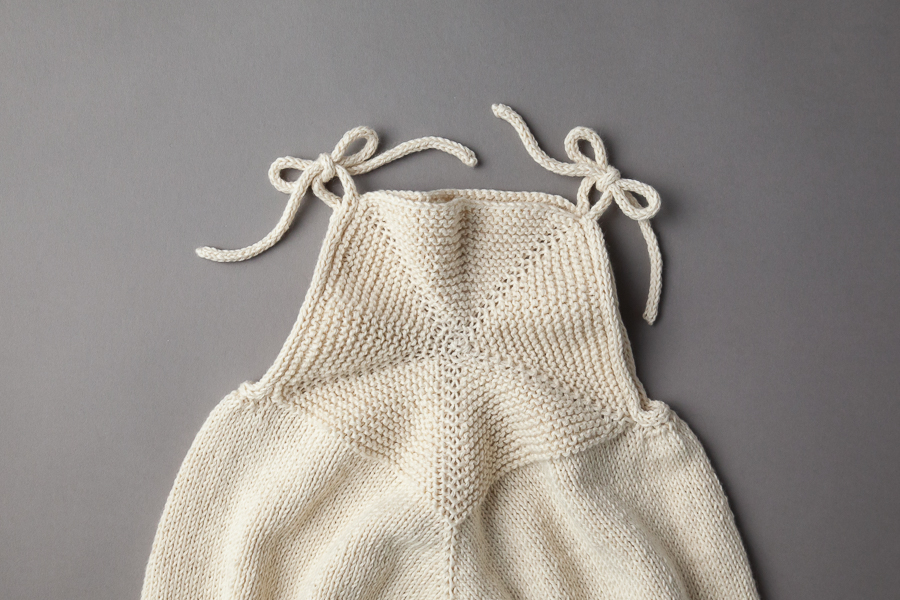 Ainur Berkimbay For Purl Soho: Pinwheel Baby Romper | Purl Soho