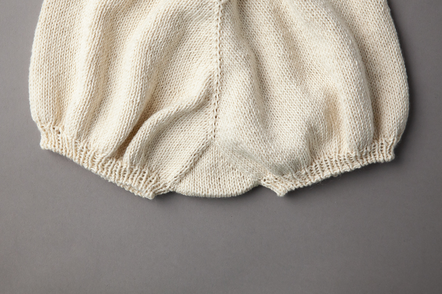 Ainur Berkimbay For Purl Soho: Pinwheel Baby Romper | Purl Soho