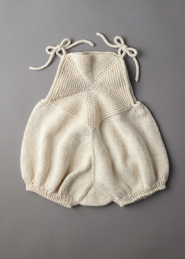 Ainur Berkimbay For Purl Soho: Pinwheel Baby Romper | Purl Soho