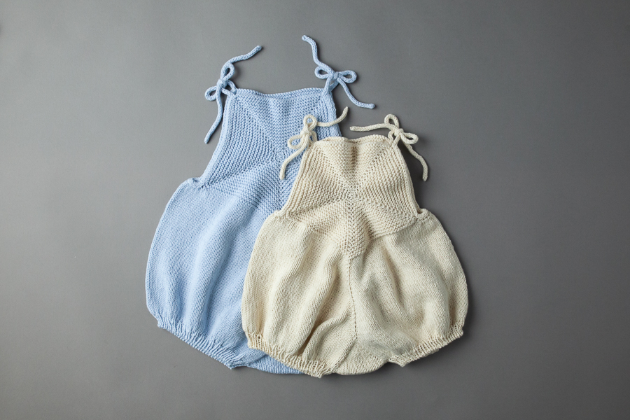 Ainur Berkimbay For Purl Soho: Pinwheel Baby Romper | Purl Soho
