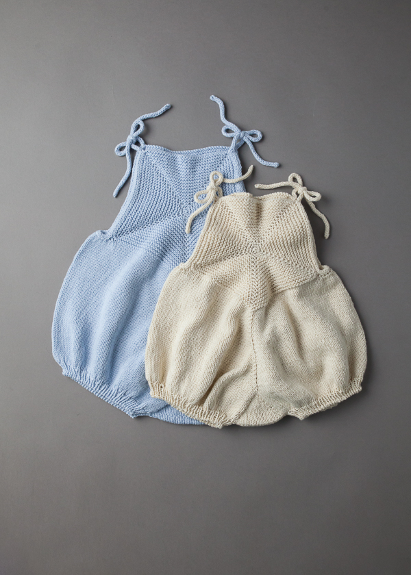 Ainur Berkimbay For Purl Soho: Pinwheel Baby Romper | Purl Soho