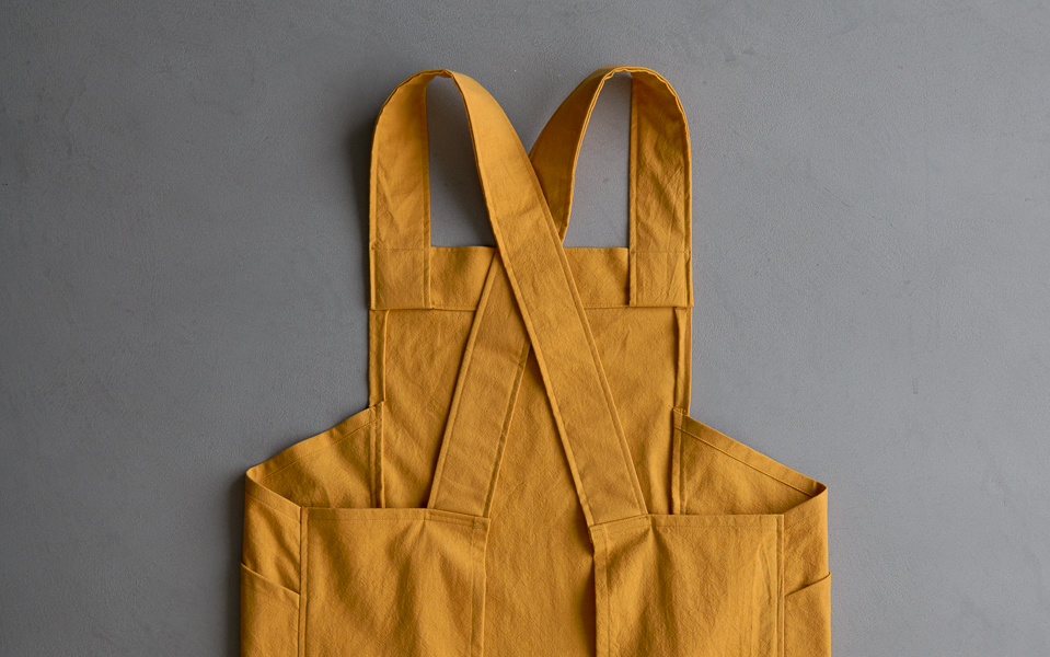 Cross Back Apron In Spectrum Cotton | Purl Soho