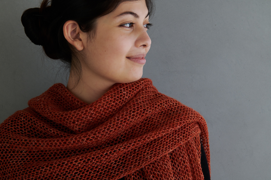 Open Air Wrap In Linen Quill | Purl Soho