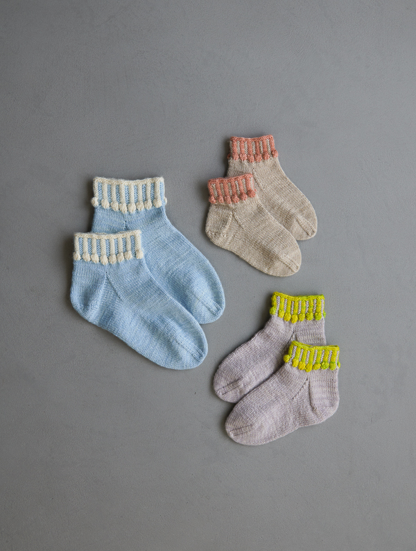 Ainur Berkimbayeva For Purl Soho: Hop, Skip + A Jump Socks | Purl Soho