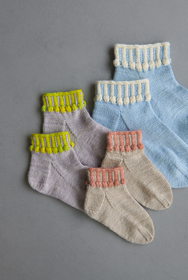 Ainur Berkimbayeva For Purl Soho: Hop, Skip + A Jump Socks | Purl Soho