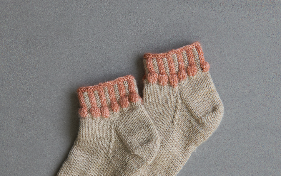 Ainur Berkimbayeva For Purl Soho: Hop, Skip + A Jump Socks | Purl Soho