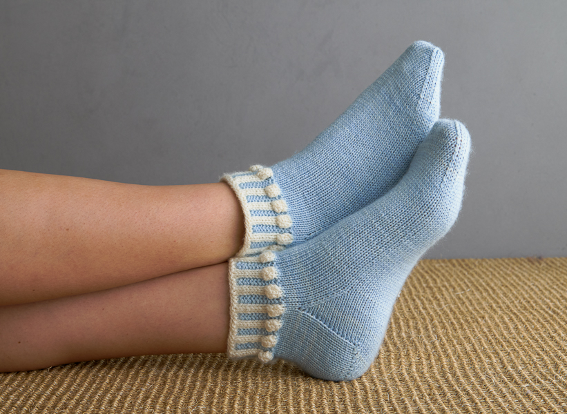 Ainur Berkimbayeva For Purl Soho: Hop, Skip + A Jump Socks | Purl Soho