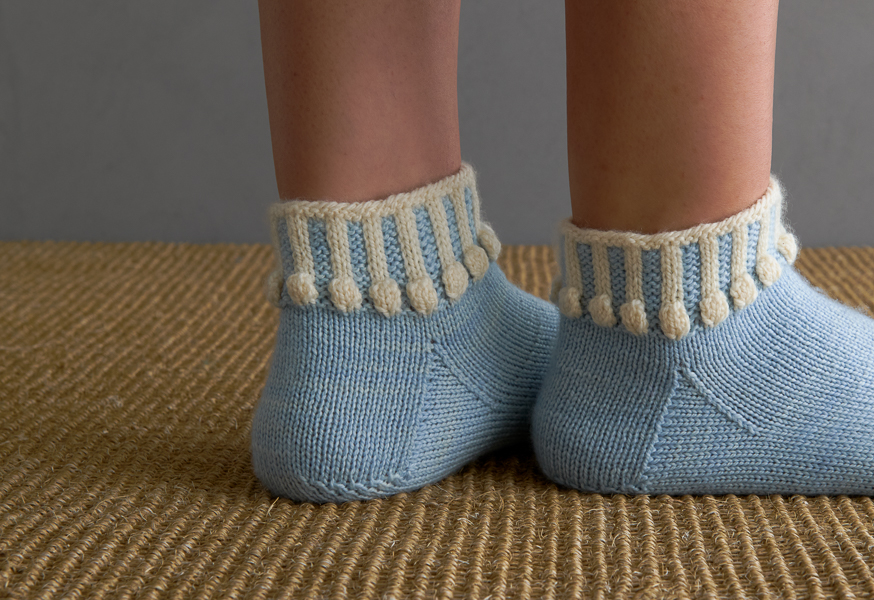 Ainur Berkimbayeva For Purl Soho: Hop, Skip + A Jump Socks | Purl Soho