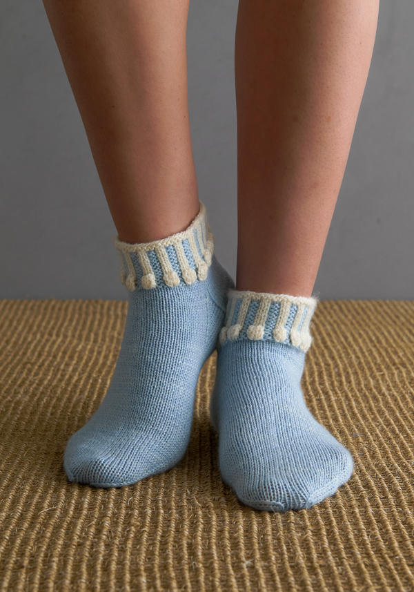 Ainur Berkimbayeva For Purl Soho: Hop, Skip + A Jump Socks | Purl Soho