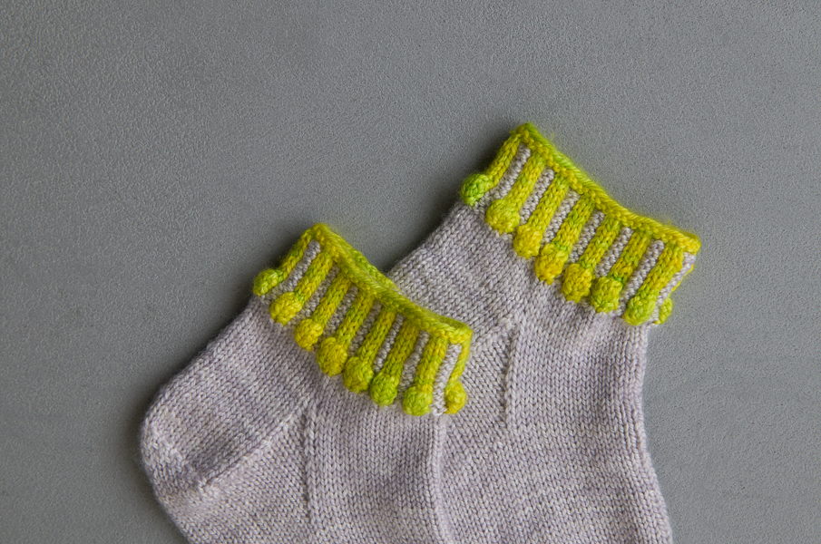 Ainur Berkimbayeva For Purl Soho: Hop, Skip + A Jump Socks | Purl Soho