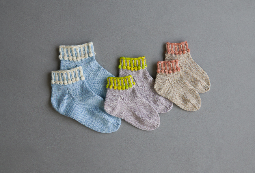Ainur Berkimbayeva For Purl Soho: Hop, Skip + A Jump Socks | Purl Soho
