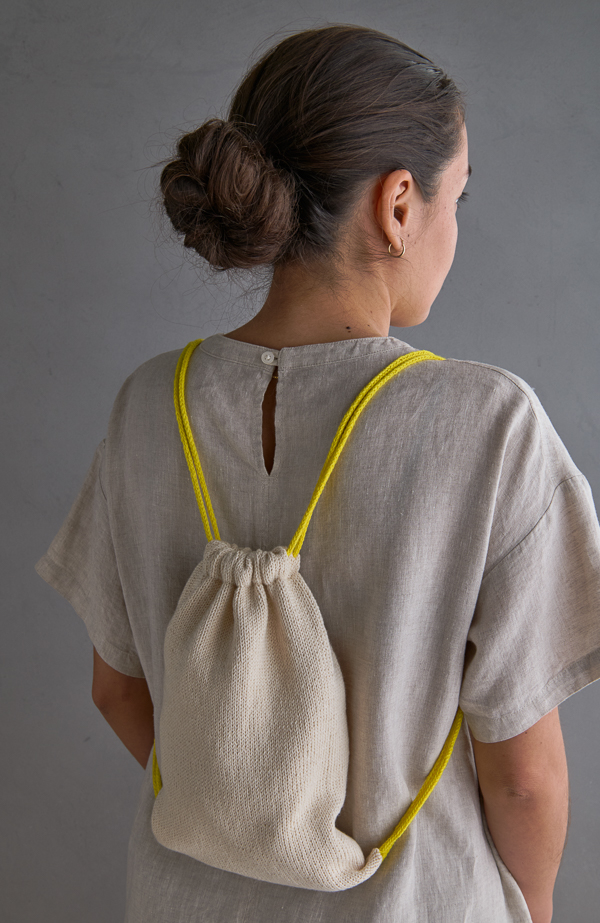 Knit Drawstring Bag + Backpack | Purl Soho