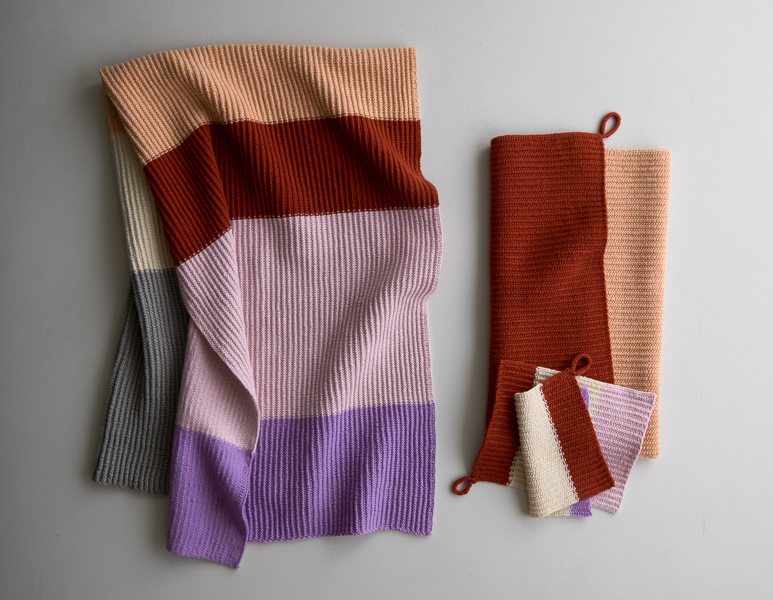 Stripes + Blocks Towel Set | Purl Soho
