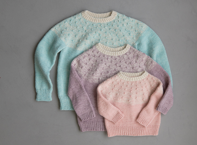 Bobble Yoke Sweater In New Colors | Purl Soho