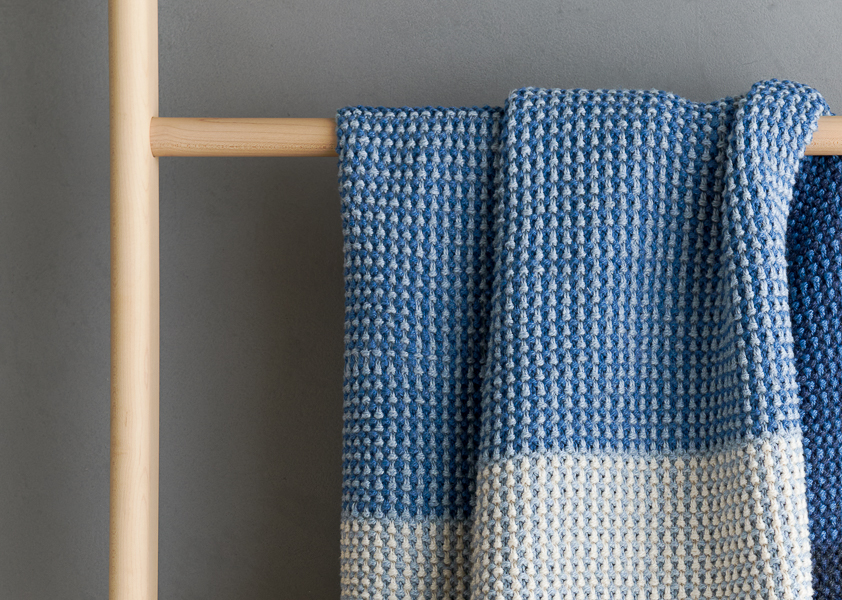 Sand Drift Blanket In Santolina | Purl Soho