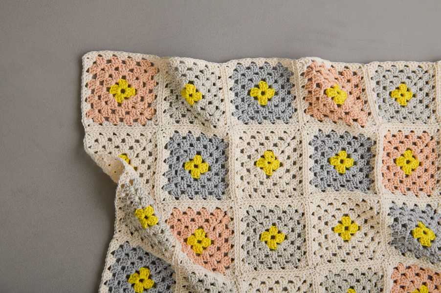 Granny Square Blanket In Cotton Pure | Purl Soho