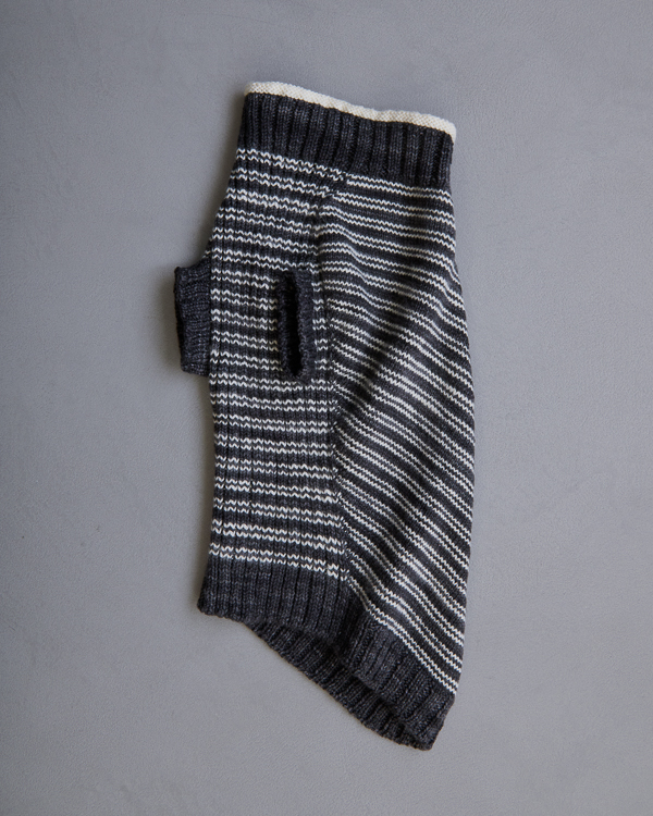 Sole Salvo For Purl Soho: Pinstripe Dog Sweater | Purl Soho