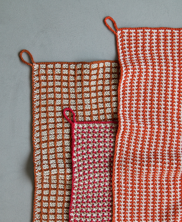 Slip Stitch Dishtowels In Blackbird Linen | Purl Soho