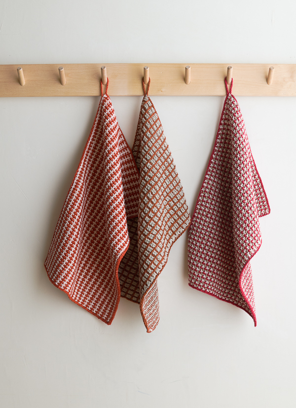 Slip Stitch Dishtowels In Blackbird Linen | Purl Soho