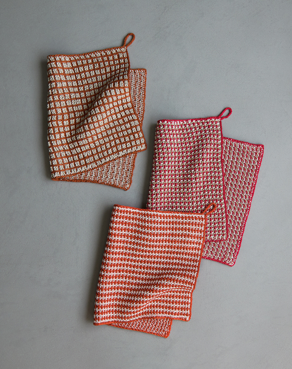 Slip Stitch Dishtowels In Blackbird Linen | Purl Soho