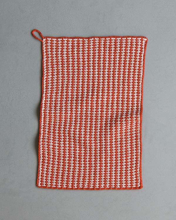 Slip Stitch Dishtowels In Blackbird Linen | Purl Soho