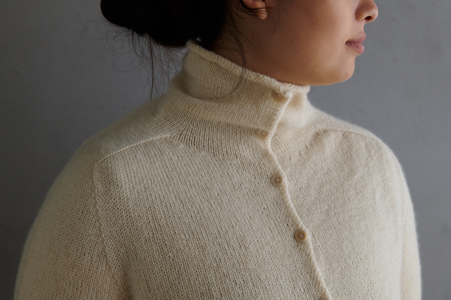 Top-Down Turtleneck Cardigan In New Yarns | Purl Soho
