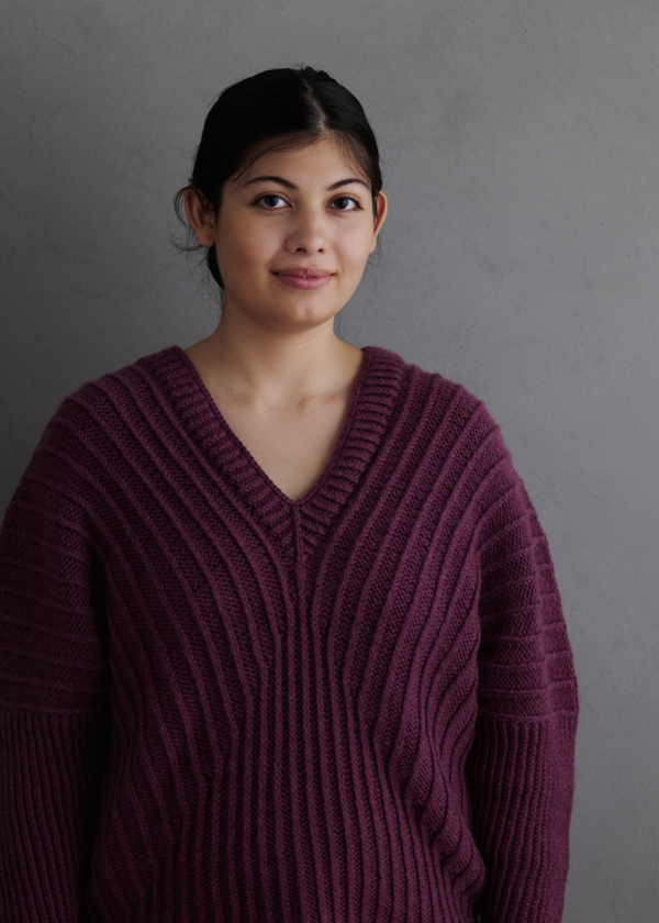 Ainur Berkimbayeva For Purl Soho: Cross Current Dolman Pullover | Purl Soho