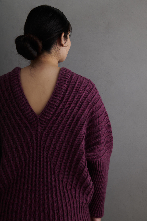 Ainur Berkimbayeva For Purl Soho: Cross Current Dolman Pullover | Purl Soho