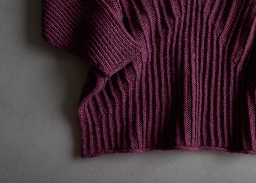 Ainur Berkimbayeva For Purl Soho: Cross Current Dolman Pullover | Purl Soho