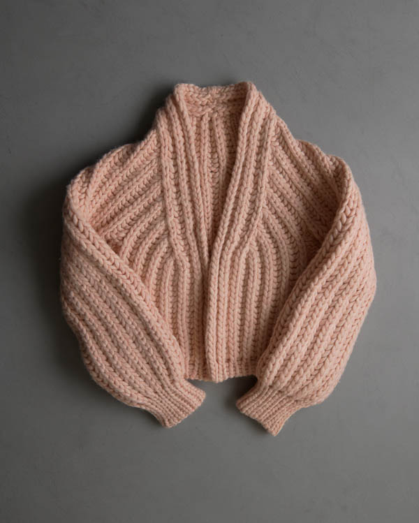 Brandi Cheyenne Harper For Purl Soho: Brioche Bomber Cardigan | Purl Soho