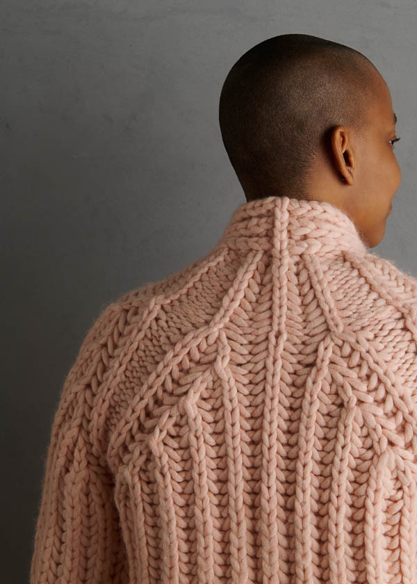 Brandi Cheyenne Harper For Purl Soho: Brioche Bomber Cardigan | Purl Soho