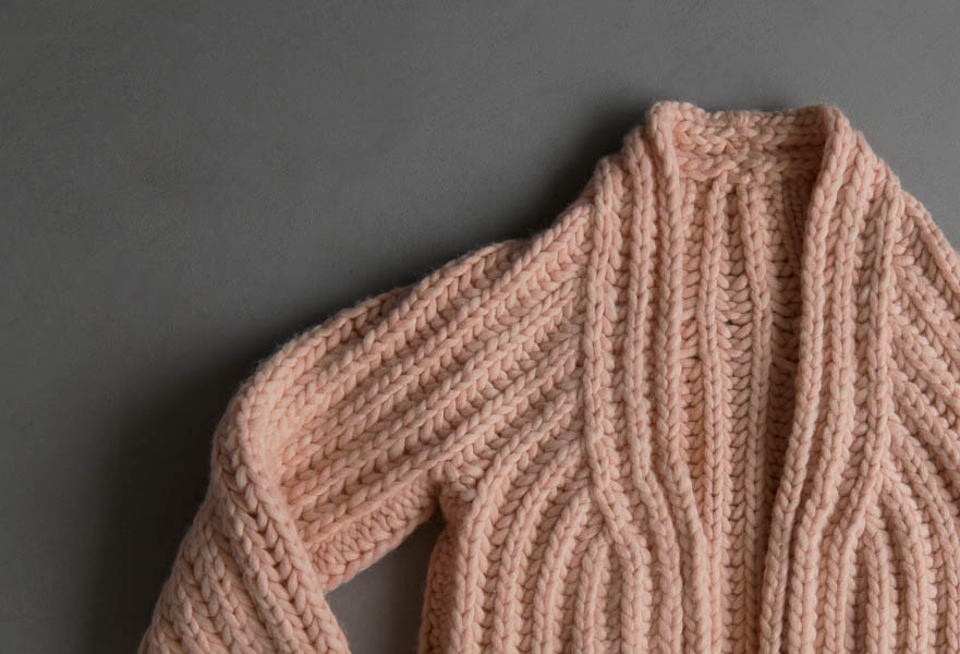 Brandi Cheyenne Harper For Purl Soho: Brioche Bomber Cardigan | Purl Soho