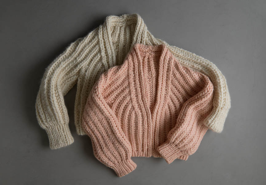 Brandi Cheyenne Harper For Purl Soho: Brioche Bomber Cardigan | Purl Soho