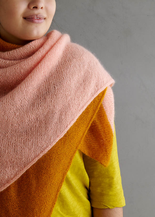 Colorblock Diamond Wrap | Purl Soho
