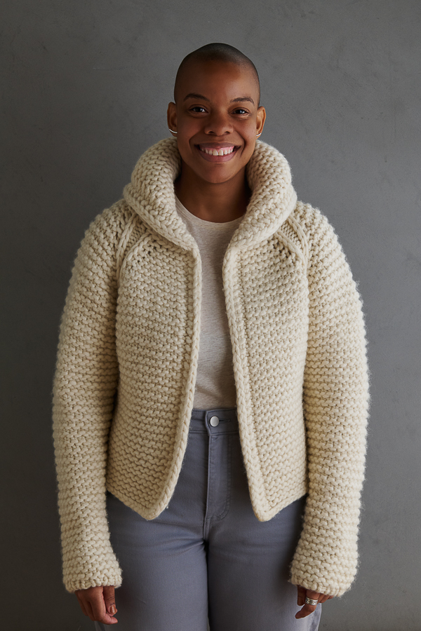 Brandi Cheyenne Harper For Purl Soho: Shawl Collar Jacket | Purl Soho