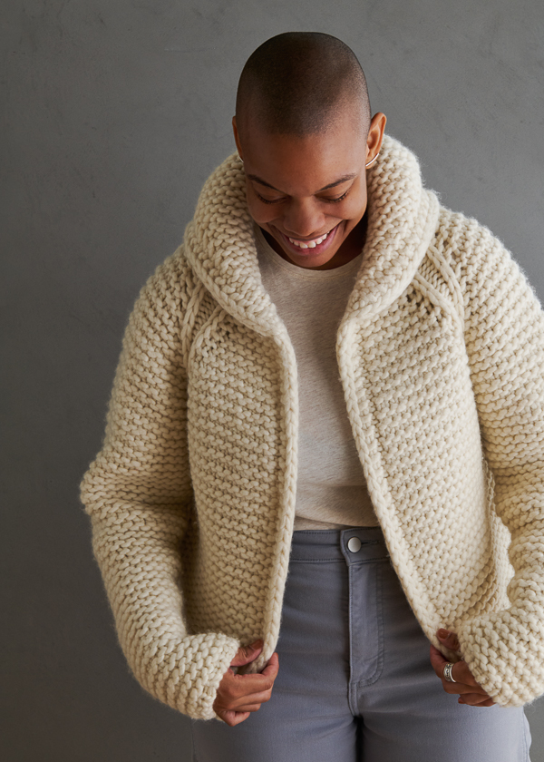 Brandi Cheyenne Harper For Purl Soho: Shawl Collar Jacket | Purl Soho