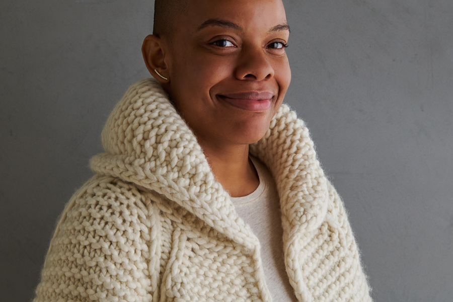 Brandi Cheyenne Harper For Purl Soho: Shawl Collar Jacket | Purl Soho